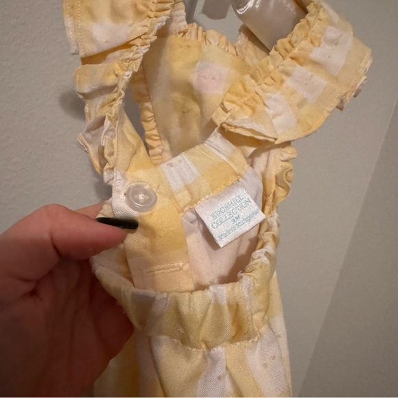 NWT Edgehill Collection Baby Girls Embroidered Oranges Gingham Bubble Sz 9M - Picture 7 of 8